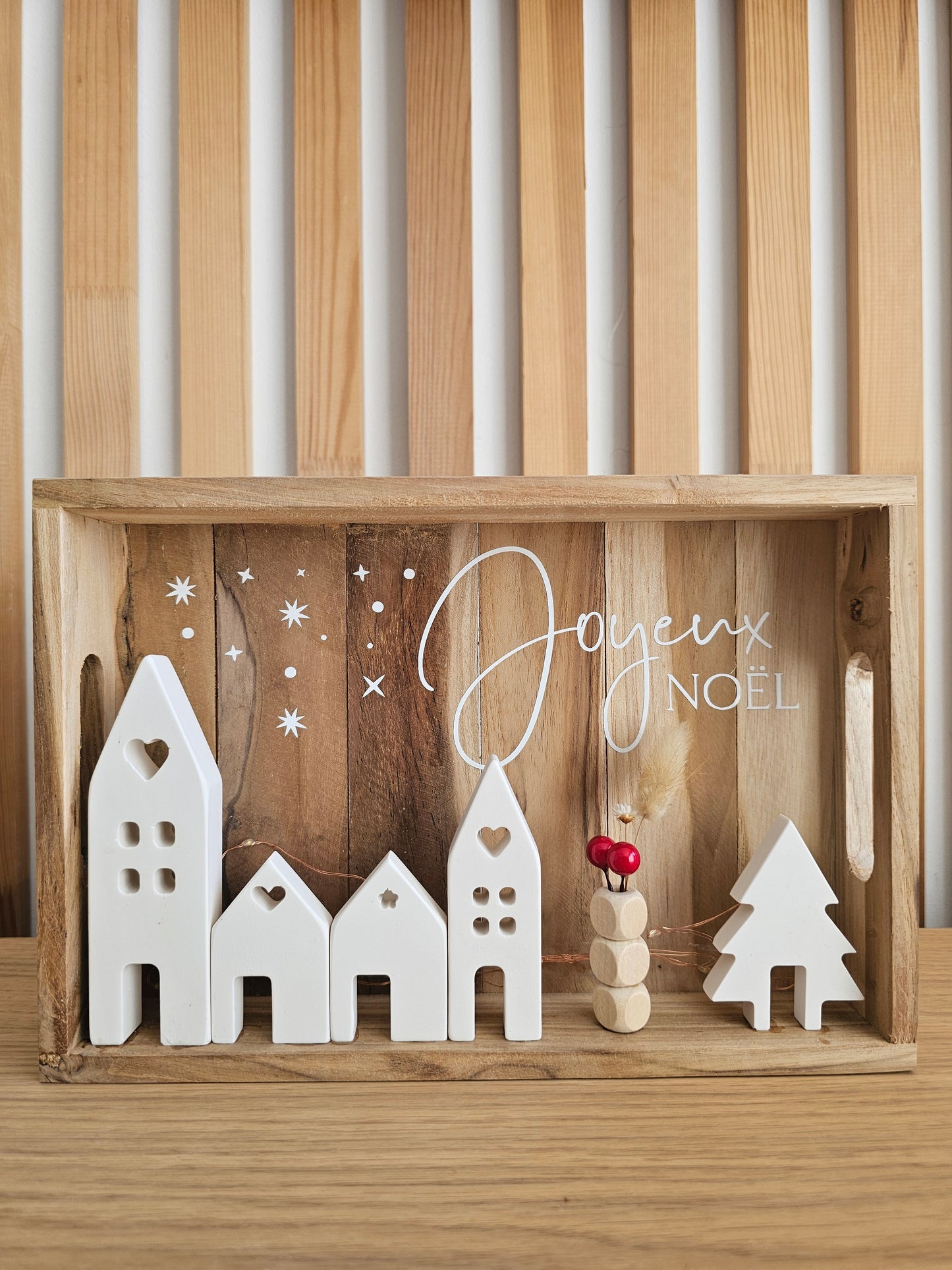 SCÈNE NOËL ILLUMINÉE