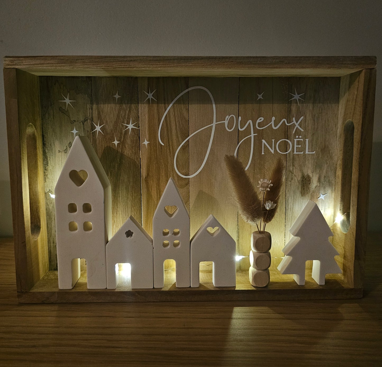 SCÈNE NOËL ILLUMINÉE